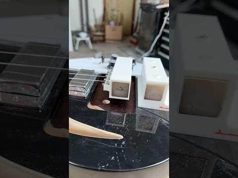 Magnetically floating guitar strings will explode any second