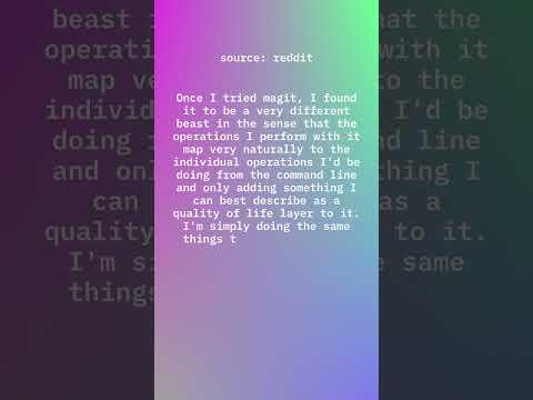 what's so great about magit? well... #emacs #programming #oss