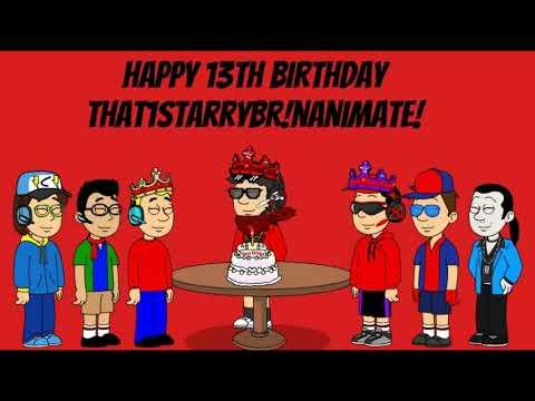 Happy 13th Birthday @itzr3alSt4rryBR1NAnim4teYT