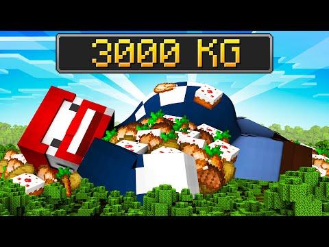 ICH ESSE 3 MILLION BLÖCKE in Minecraft (GANZE WELT ESSEN)