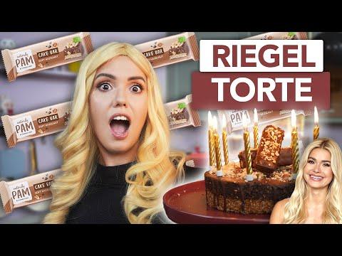 Ich backe PAMELA REIF eine FITNESS RIEGEL Geburtstags Torte!