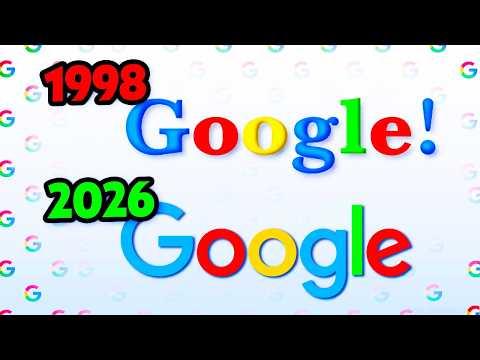 What Was Google Like in the PAST? (1998 to 2026!)