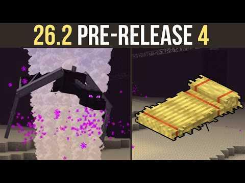 Straw Bed & Dragon Patch | Minecraft 26.2 Pre-Release 4