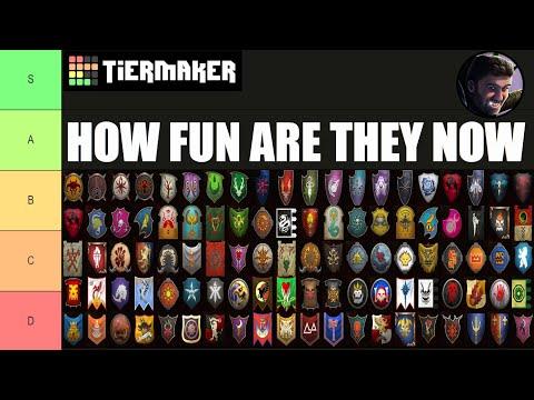 100 Factions FUN Ranking Tier List Updated