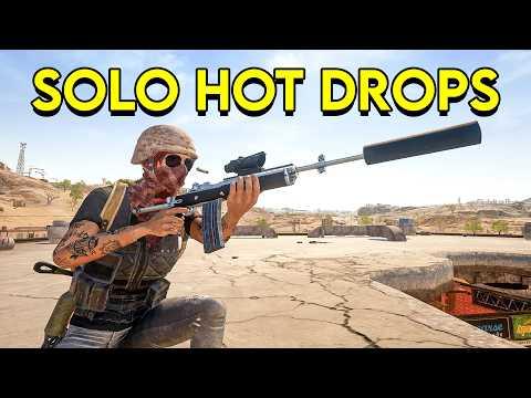 Solo PUBG Hotdrops Are Intense