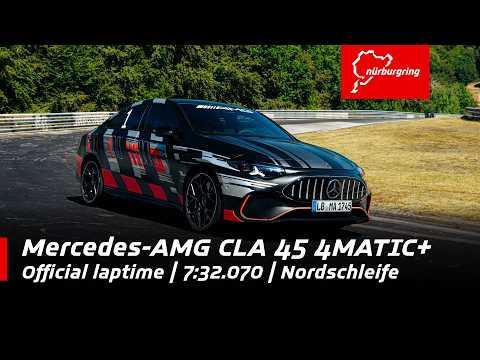 Mercedes-AMG CLA 45 4MATIC+ | 7:32.070 official laptime | Nordschleife