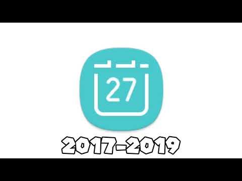 Android/Samsung Calendar Logo Evolution Historical Logos #android #samsung #technology #trending 