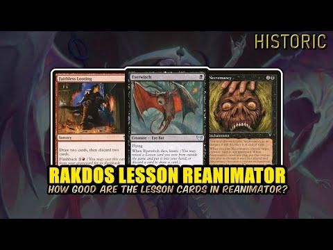 💀 Rakdos Reanimator + 📚 Lesson Cards?! Let’s Find Out | Historic BO3 | MTG Arena