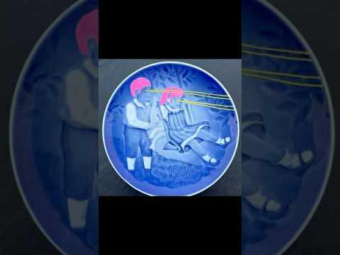 Painted Danish Souvenir Plates