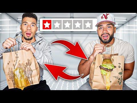 WIR BESTELLEN DEM ANDEREN DAS SCHLECHTESTE ESSEN !!! (SCHOCK)