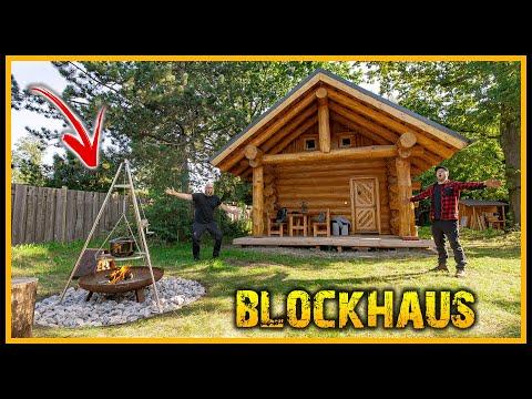 Ein Stück FREIHEIT entsteht: Wir bauen unsere OUTDOORKITCHEN & werkeln am BLOCKHAUS🌲Naturensöhne