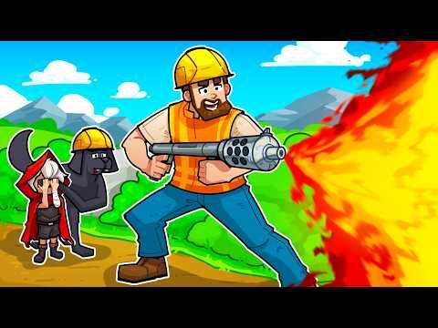 When you're lacking skill, use a FLAMETHROWER!!