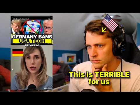 American reacts to Germany BANS Microsoft - Cuts off USA Tech