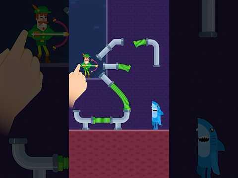 Bowmasters: Plumbing Has Hit a New Low 🚽🧠 #bowmasters #shorts