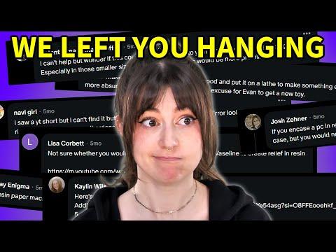 We left you hanging for 6 months... (UV Resin Hacks Aftershow)