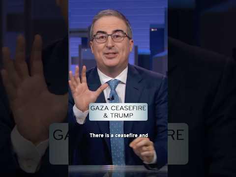 Gaza Ceasefire & Trump #lastweektonight