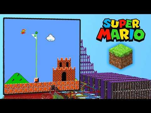 I Made Super Mario Bros with just Redstone!