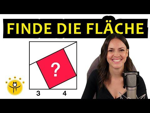 Das schräge Quadrat – Wie groß ist die Fläche?