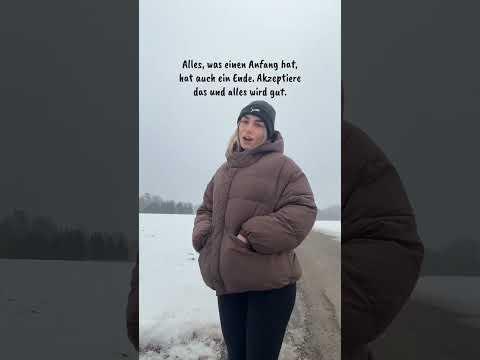 Alles, was einen Anfang hat, hat auch ein Ende. Akzeptiere das und alles wird gut.🤍