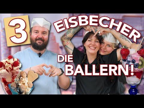 3 Eisbecher die im Sommer BALLERN!