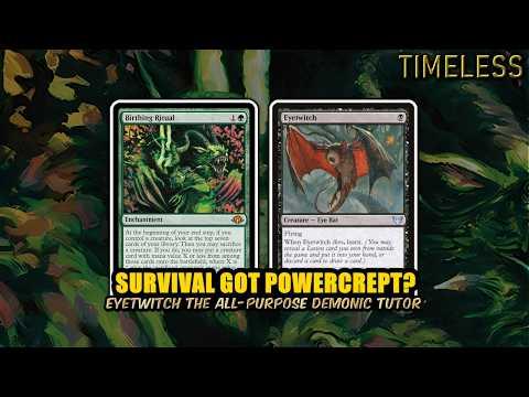 Survival of Fittest Got Powercrept? Abzan Eyetwitch Ritual | Timeless BO3 | MTG Arena