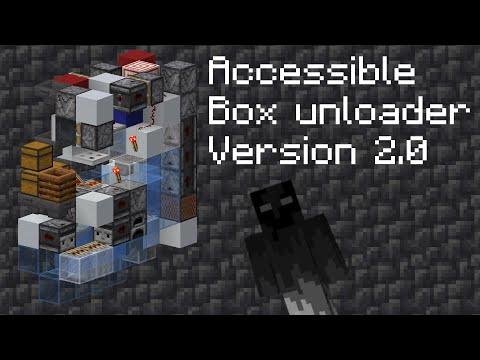 Accessible shulker box unloader V2