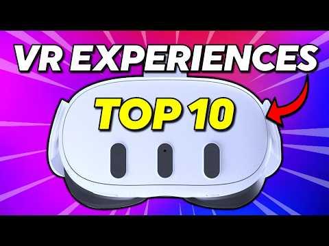 10 Best VR Experiences on Meta Quest 3 & Quest 3S (Non Games)