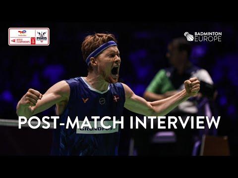 “A lot left in the body, even more in the head” Antonsen after huge win┃BWF World Championships 2025