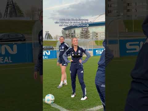 Mein Kindheitstraum wird wahr🥹⚽️ #fußball #s04