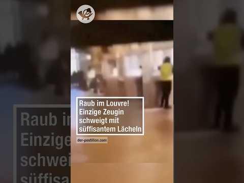Einzige Zeugin von Louvre-Raub schweigt mit süffisantem Lächeln