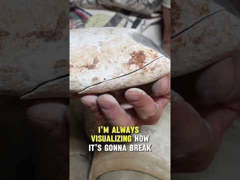 DO THIS!!! 90 Degree Cone/Hertzian Cone Breakdown #flintknapping #nature #survival #stoneage