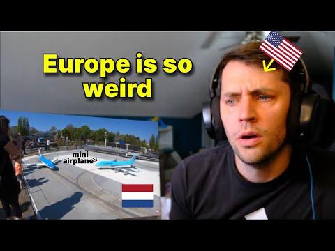 American reacts to Madurodam Holland Miniature City