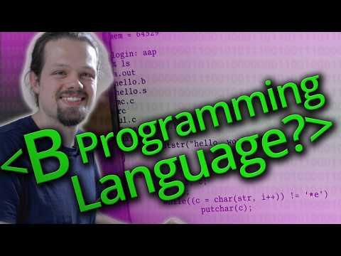 Original Hello World in "B" Programming Language - Computerphile