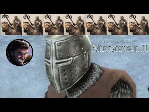 The enemy army spammed Crusader Knights