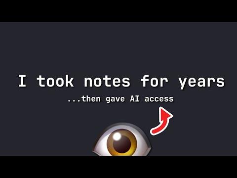 The unexpected power of letting an LLM see my personal notes