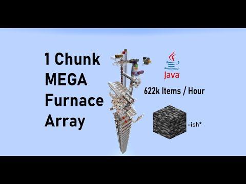 The 1 Chunk MEGA Furnace Array For Minecraft 1.21 Pt 3 Finale (Java and almost Bedrock)
