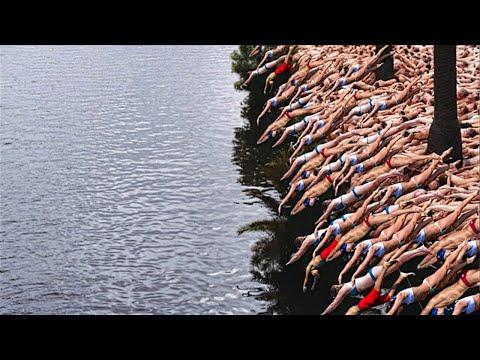 Außer Kontrolle geratene Menschenmengen und Massenpaniken auf Video festgehalten