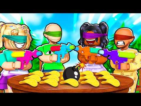 DAYCARE KIDS PLAY LAST LETTER, BOMB CHIP, BLIND SHOT, & TANK GAME | Roblox Funny Moments