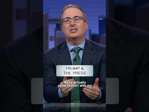 Trump & The Press #lastweektonight