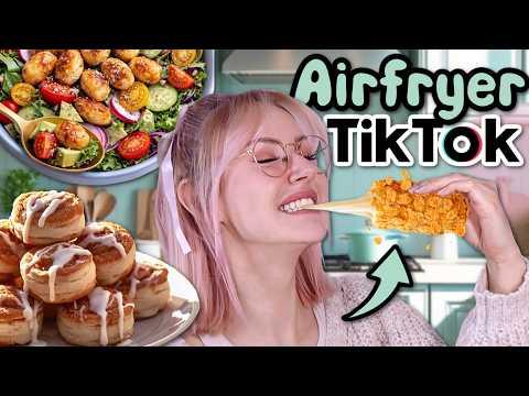 Wir testen virale Airfryer Rezepte von TikTok ⭐️ FAIL oder WOW?