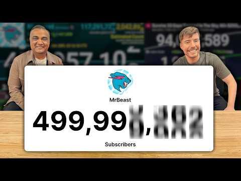 MrBeast's Legendary Growth: ROAD TO HALF A BILLION (4M LEFT!) ⚡
