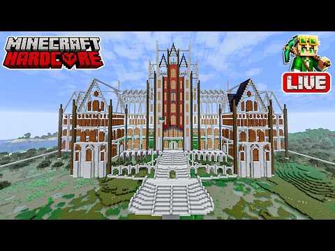 Putting Windows in My Haunted Manor in My 58,700 Day Hardcore Minecraft World