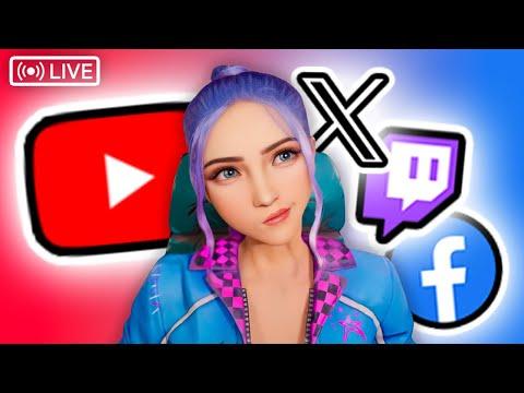 🔴LIVE! I LOVE YOUTUBE, TWITCH, X AND FACEBOOK CHAT (multi-streaming from twitch)