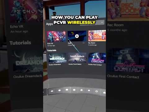 How to Play PCVR Wireless on Meta Quest 3