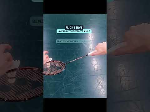 Flick Serve secret for a correct angle👌🏻🔥🏸