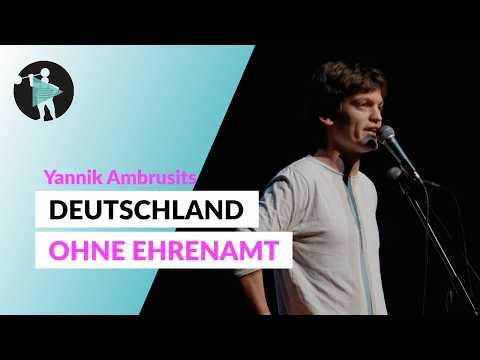 Deutschland ohne Ehrenamt | Yannik Ambrusits | Poetry Slam