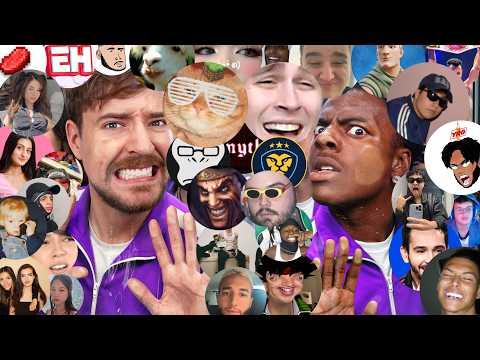 ALL 50 Streamers from MrBeast's Video | Follower Count History (2012-2026)