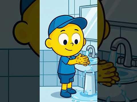 Bimo Washes His Hands! 🧼✨ #bimo #animation #bimoonline #cartoon