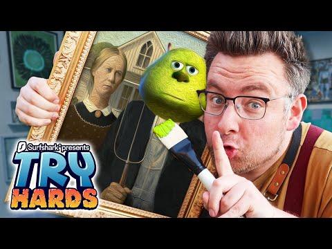 Sneaking Memes Into An Art Auction - TryHards