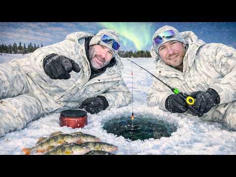 Eisangeln bei -26° am Polarkreis - zu Gast bei den Sami